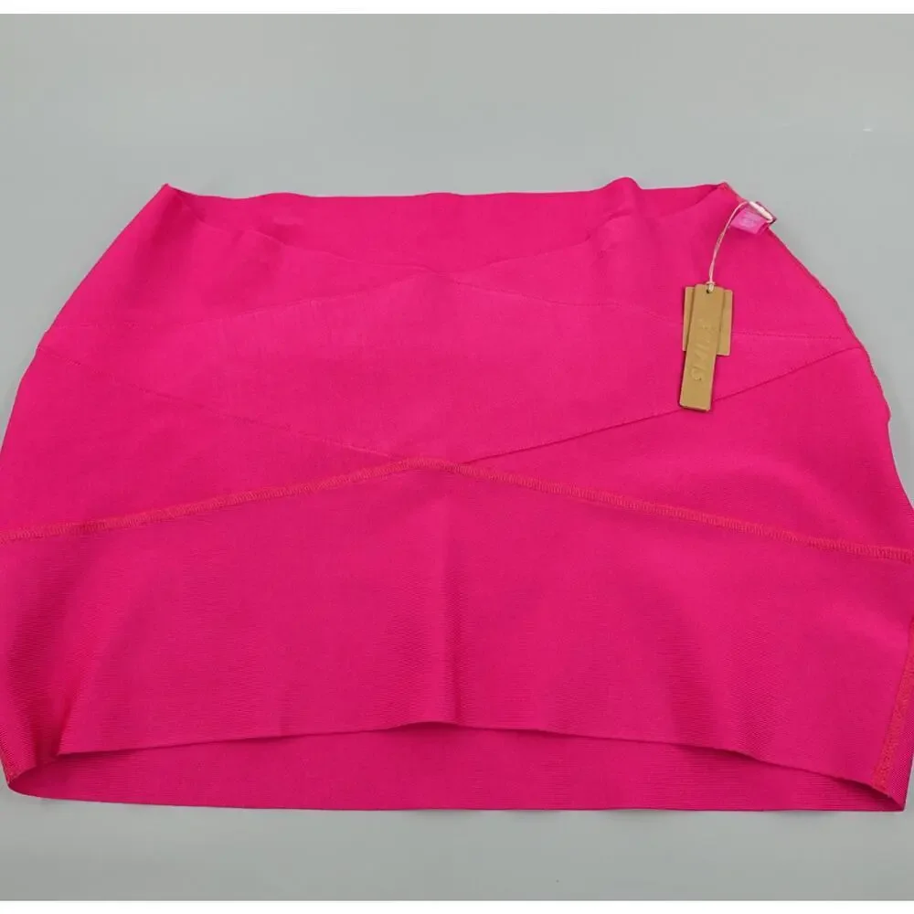 Skims Swim Skirt‎ 3X Magenta Mini Shape Swimsuit Coverup Beach Eye Catching